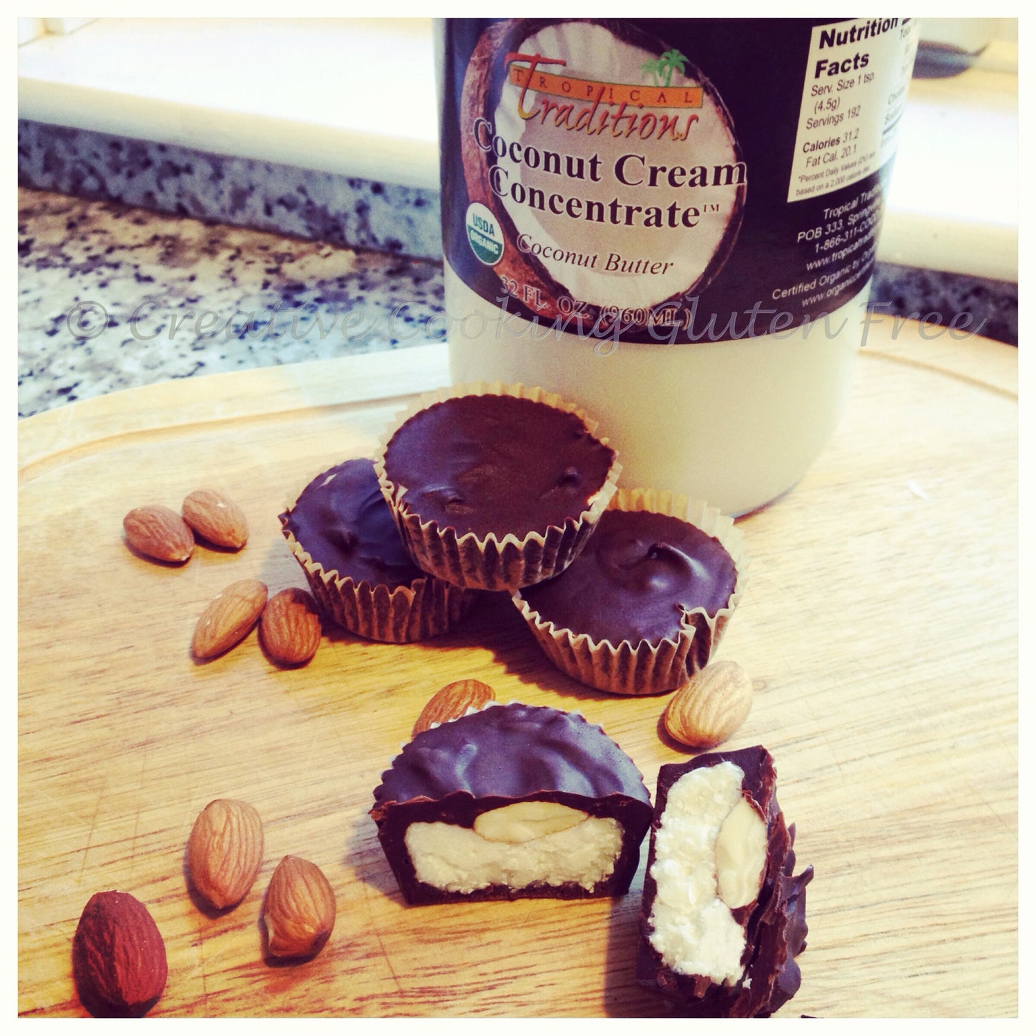 Coconut Almond Cups - Gluten Free