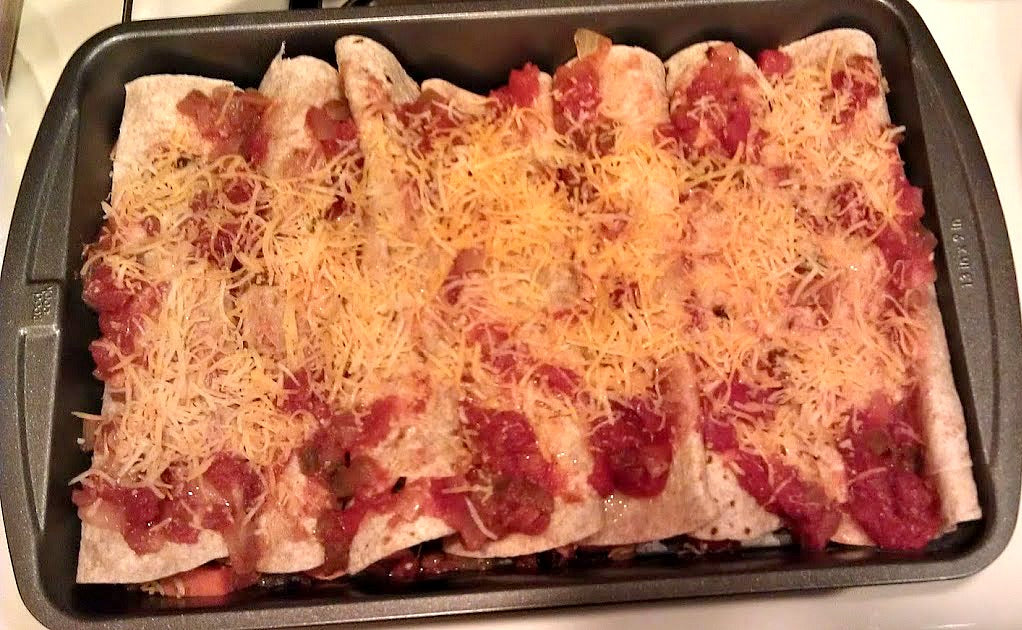 Black Bean And Sweet Potato Enchiladas