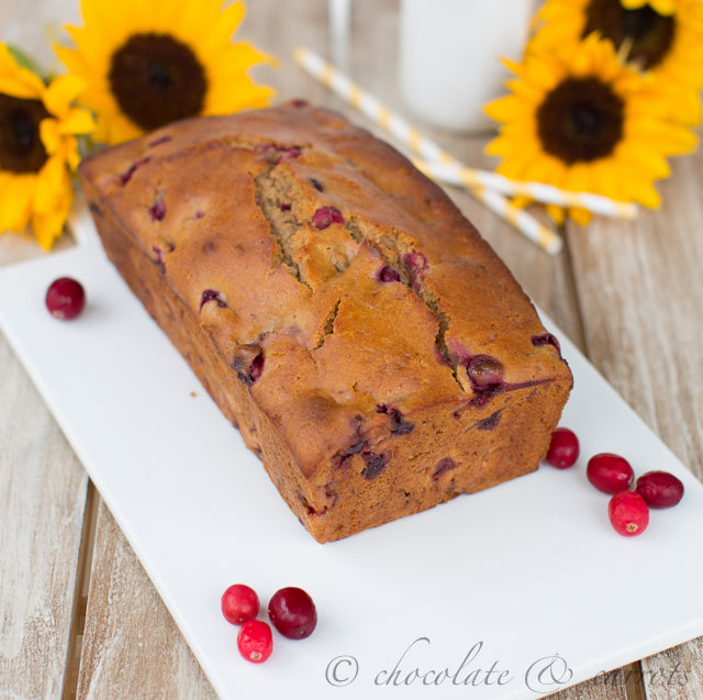 Whole Wheat Cranberry Walnut Bread