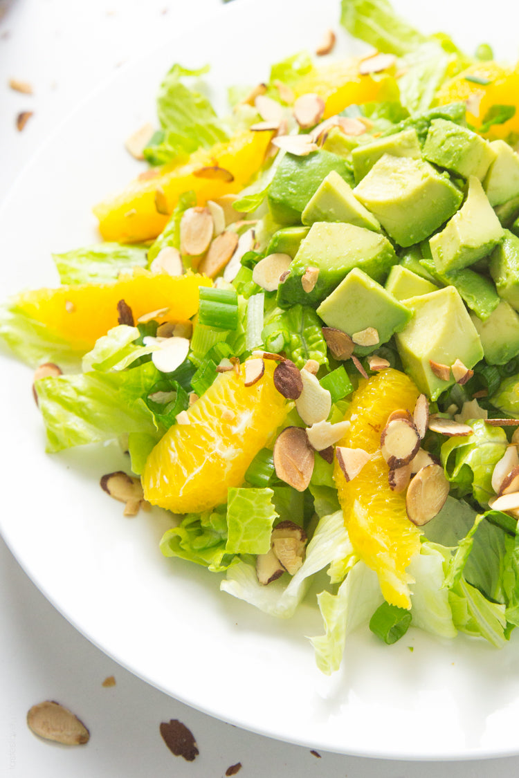 Orange Almond Salad with Avocado