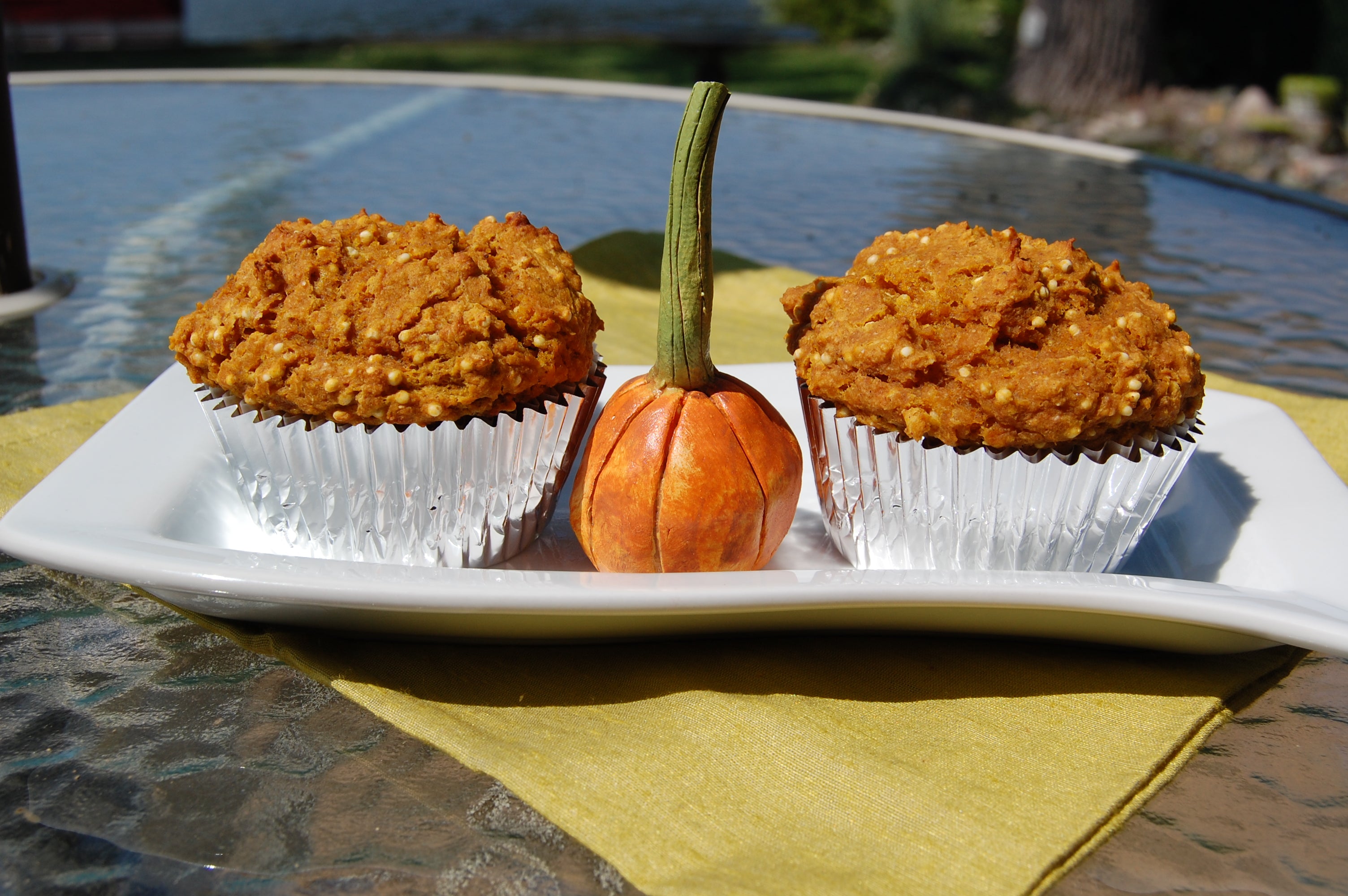 Toasted Millet Pumpkin Muffins