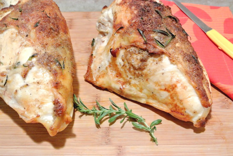 Crispy Roasted Chicken Half Breasts